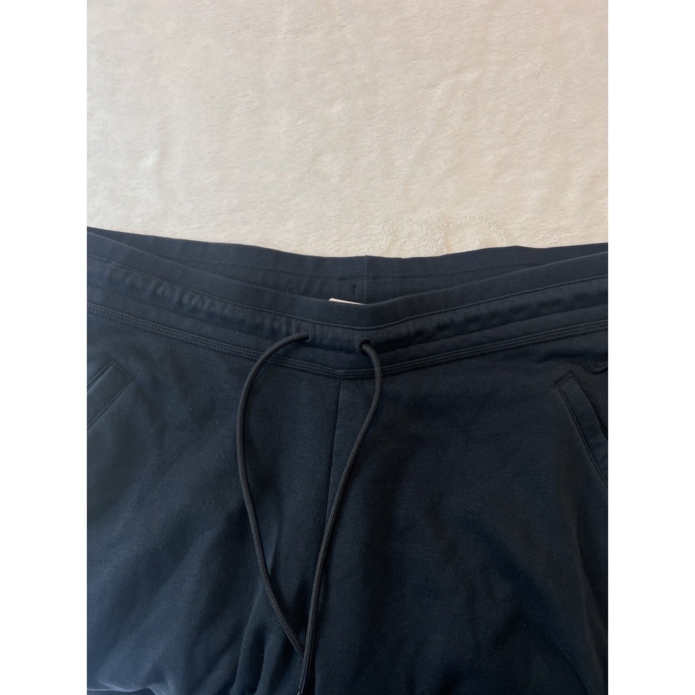 Nike The Athletic Dept Cropped Joggers XL Womens Fleece Sweatpants Lounge Black - Picture 2 of 5